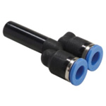 PWJ — Plug-In Reducer Y (Different-Diameter / Unequal Plug-In Y)